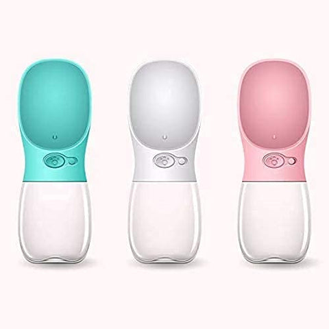 Dog Water Bottle, Leak Proof Portable Puppy Water Dispenser Drinking Feeder Pet Care Cup for Outdoor Walking, Hiking, Travel 350ml