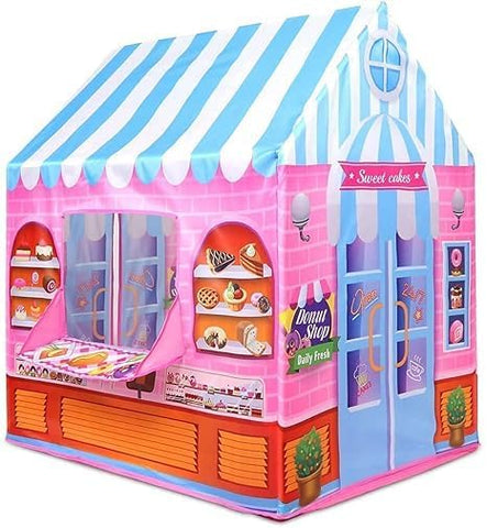 Cream & Candy Shop THIME Tent House for 3 to 8 Years Old Children Light WEIGTH and Waterproof Tent for GIRS and Boys Big Size and Comfortable in Home