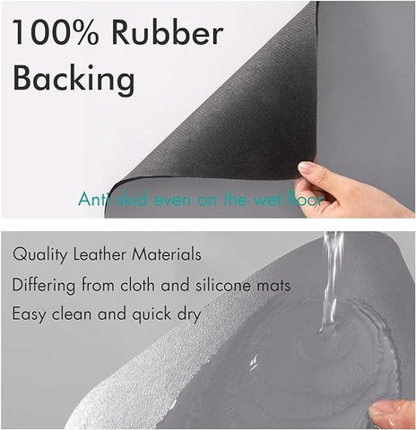 Kitchen Utensil Dish Drying Mat | Quick Dry Water Absorbent mat | Placemat for Dish Drying with Non-Slip Rubber Backed | Super Draining Mat for Kitchen (1)