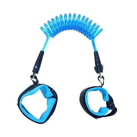1.5 Meter Anti Lost Safety Wrist Bracelet for Baby Child,with Extra Long Harness Strap Walking Hand Belt(Blue)