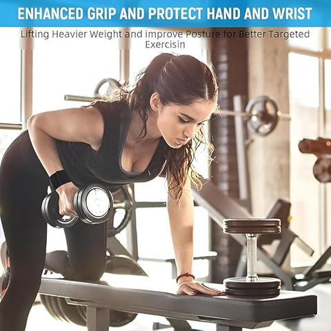 2Pcs Weight Lifting Hooks, Adjustable Wrist Support Straps for Enhanced Grip Strength Metal Dual Hook, Heavy Duty Power Wrist Straps Hand Support for Deadlifts & Pull-Ups, Gym Hook Straps for Men & Women (Black)