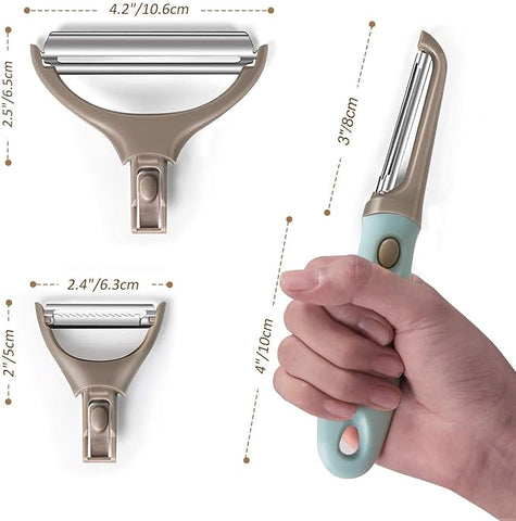 1Pc Set Multipurpose Professional Vegetable Fruit Carrot Peeler Potato slicer shredder kitchen peeler for cabbage vegetables 3in1