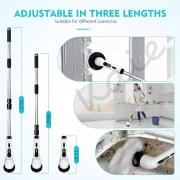 9 in 1 Electric Spin Scrubber – Cordless Electric Cleaning Brush for Home & Bathroom