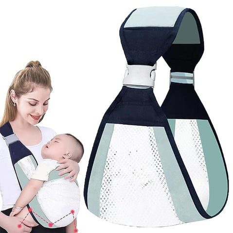 Baby Wraps Carrier Belt, Adjustable Baby Sling Belt with Thick Shoulder Straps, Baby Outdoor Care Accessories