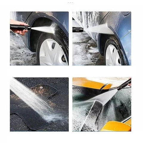 Black Olive High-Pressure Washing Water Gun - Plastic Adjustable 1/2" Hose Pipe Water Spray Gun for Car Wash Bike Washing Brass Jet Water Spray, Nozzle for Garden & Window, High-Pressure Gun