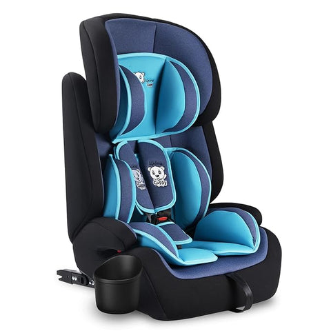 Car Seat for Baby | Cup Holder 9 Months - 12 Years, European Safety Certified - Adjustable Headrest & Comfy Soft Washable Cushion | Comfortable in Bumpy Rides 5 Point Harness