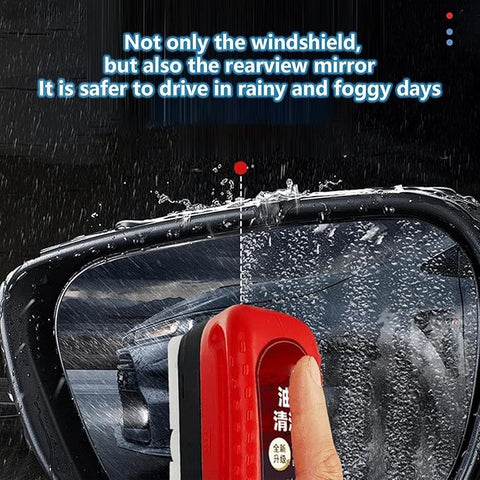 Automotive (Pack of 2) Oil Film Cleaning Brush, Glass Cleaning Board, Car Glass Oil Film Removal Cleaner, Powerful Windshield Cleaner & Remover, Enhance Visual Effect of Windshield